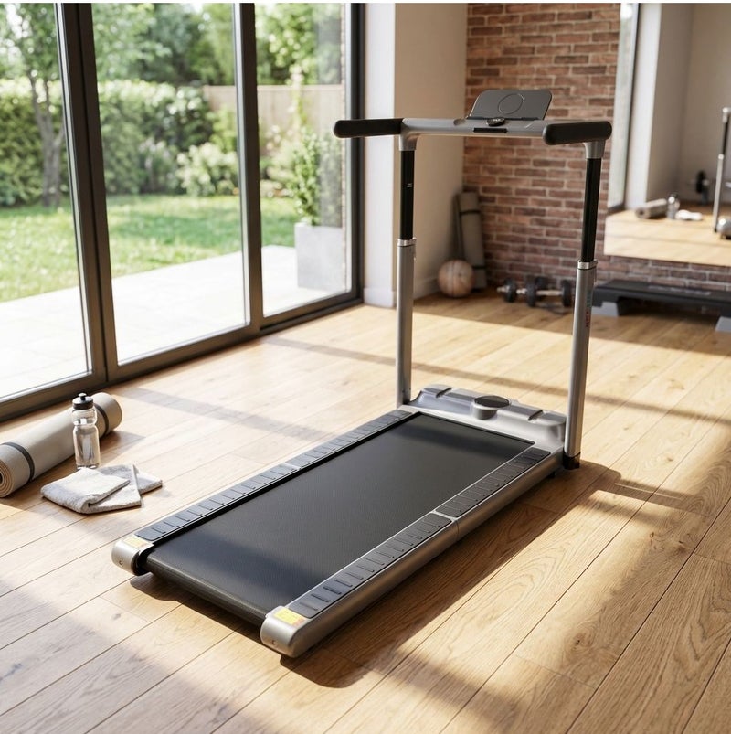 My Life Fitness AM-T001 Home Electric Treadmill –1.25 HP DC Motor – Speed ​​up to 12 km/h – Adjustable Armrest – Bluetooth – Remote Control – Foldable – Supports up to 100 kg - Image 1